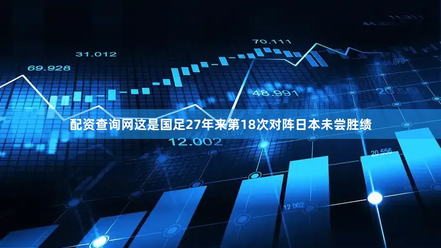 配资查询网这是国足27年来第18次对阵日本未尝胜绩